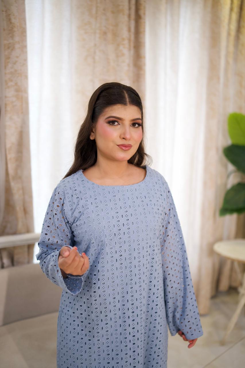 Chikan Kari charm with a printed twist.