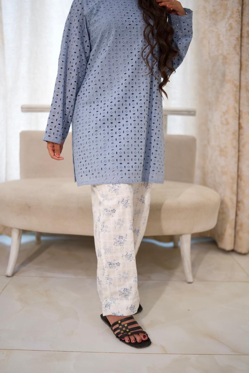 Chikan Kari charm with a printed twist.